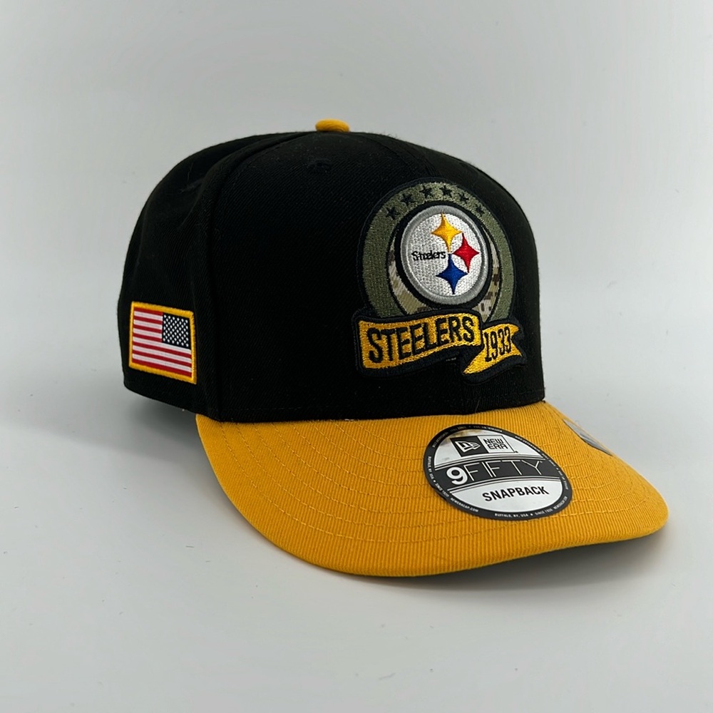 New Era 39Thirty NFL Pittsburgh Steelers Salute To The Service Flex Hat Cap M/L
